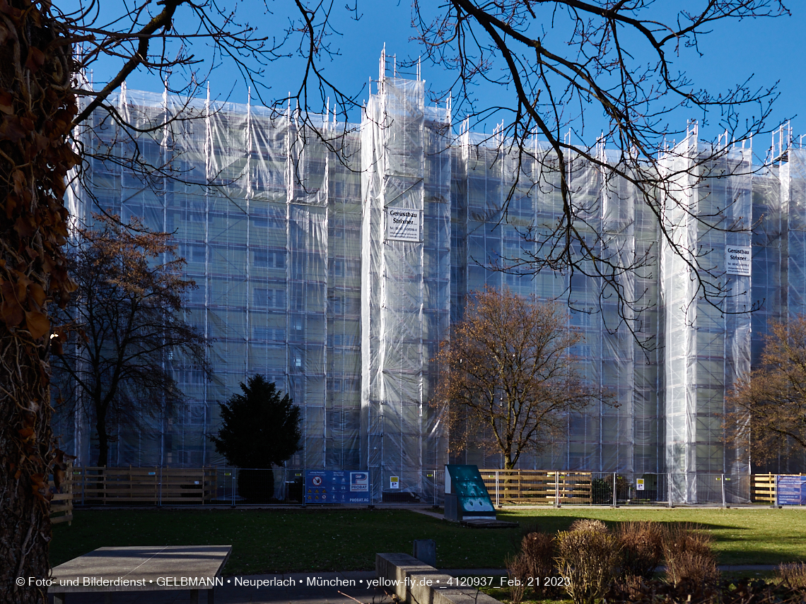 21.02.2023 -  Mega-Sanierung in der Kurt-Eisner-Straße in Neuperlach